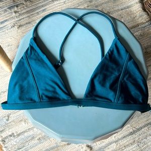 NWT Tularosa Bikini Top. Teal. Sz L